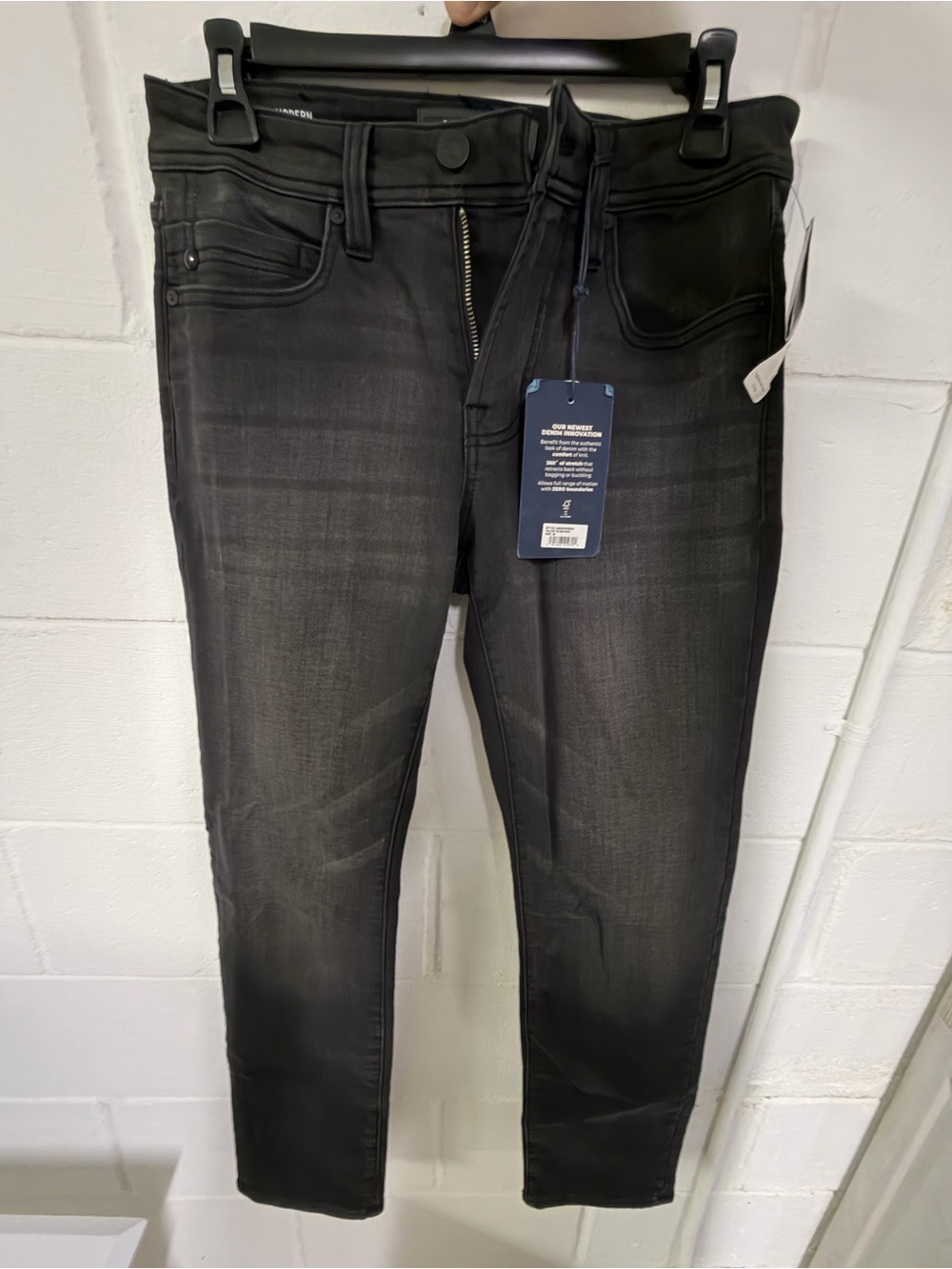 Liverpool Men's Black Slim Fit Jeans 28x30
